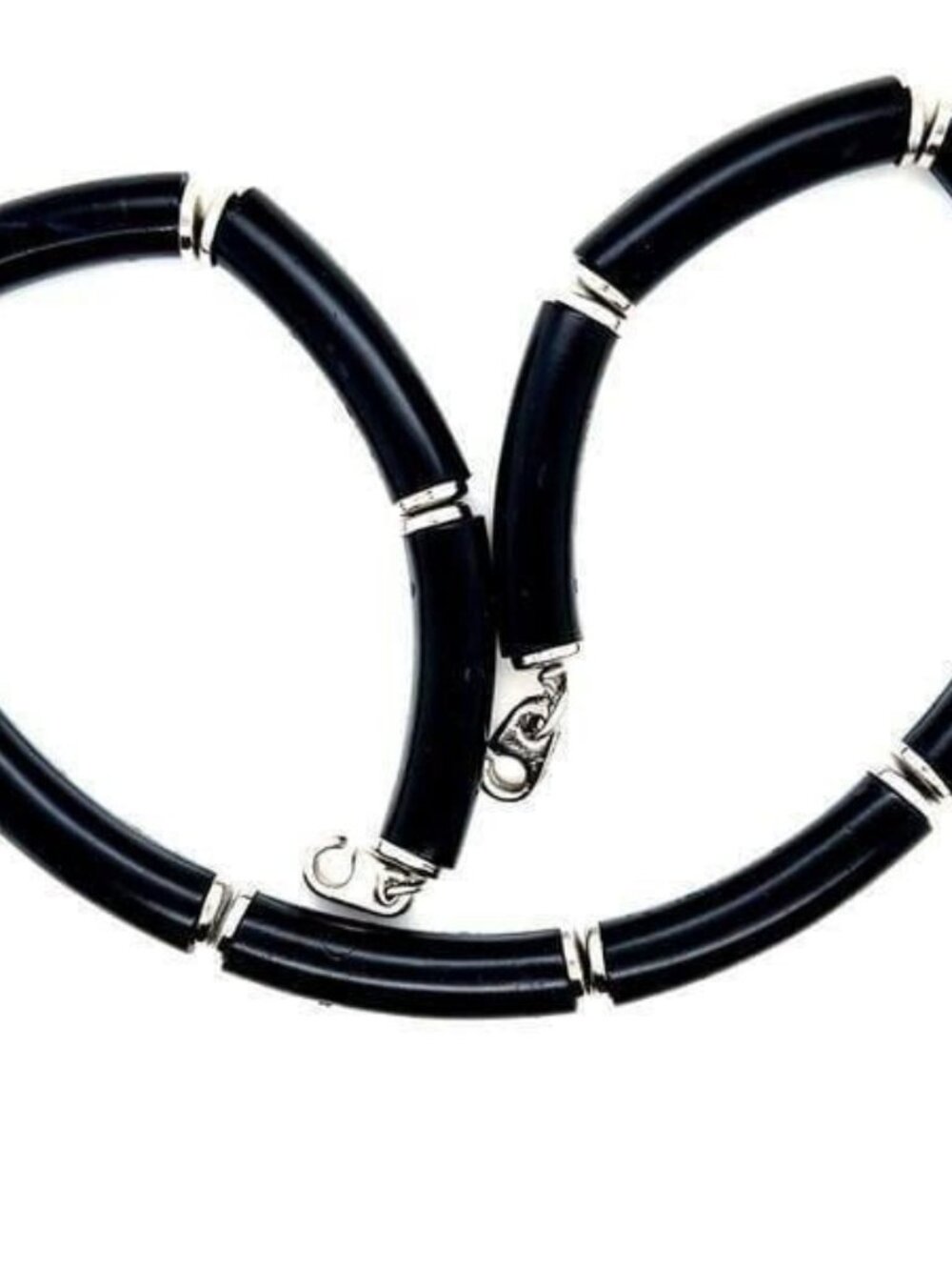 Black‎ Tubular Necklace (n2)